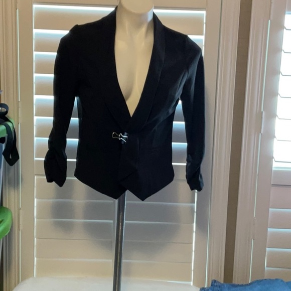 Stoosh Black Tailored Blazer for Professional Wear - Picture 1 of 7